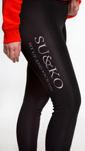 Load image into Gallery viewer, SU&KO Full Seat Riding Leggings - Black